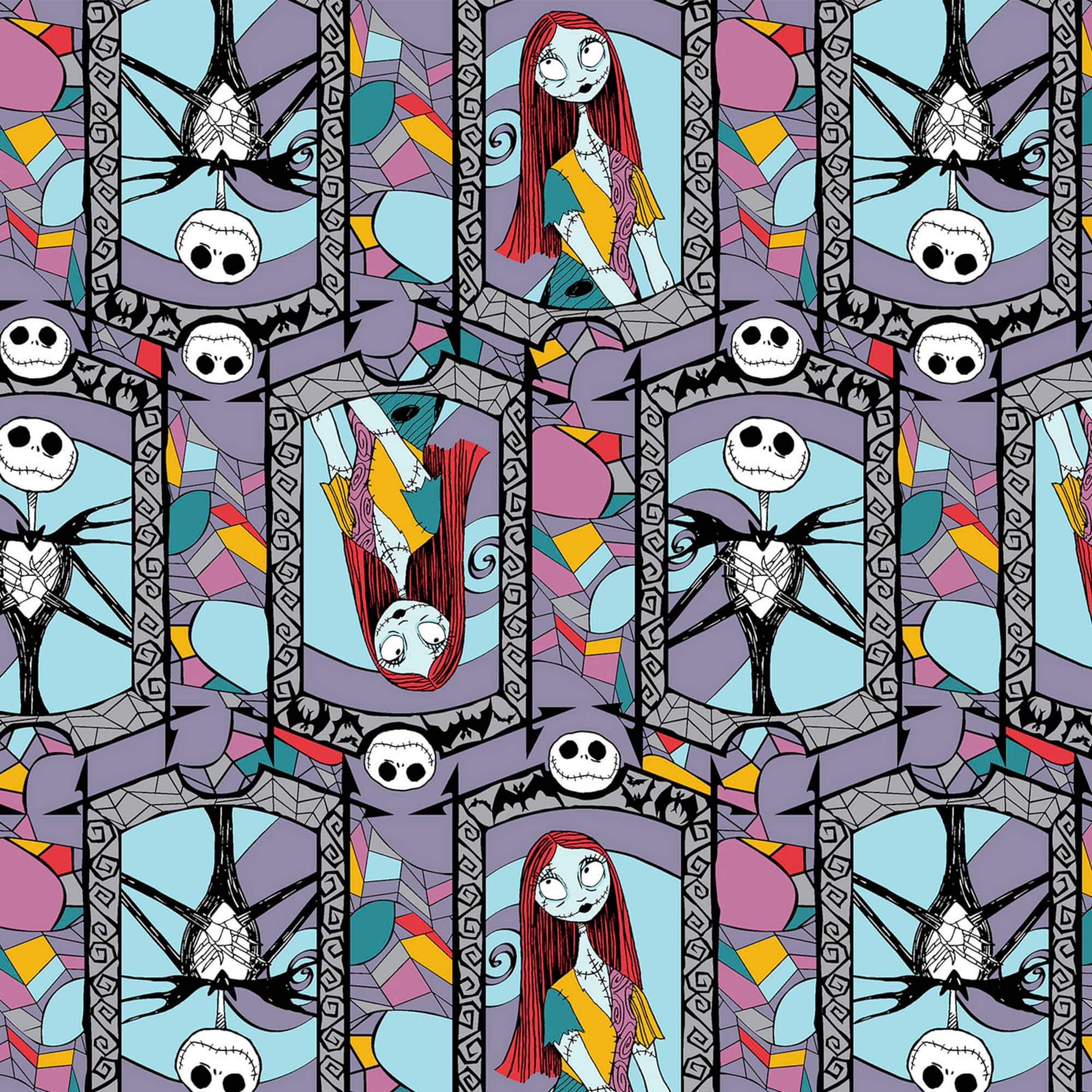 Disney® Nightmare Before Christmas Sally & Jack Cotton Fabric